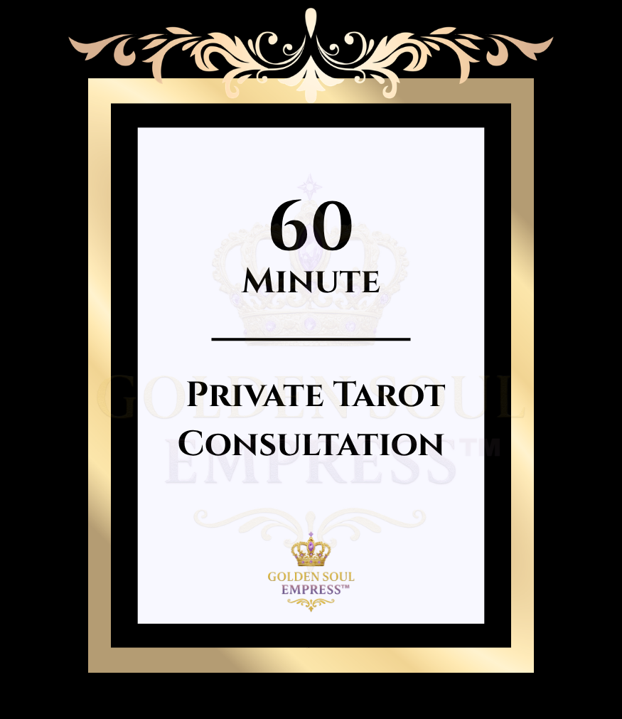 Tarot consultation 60 minutes providing in-depth insight and full clarity