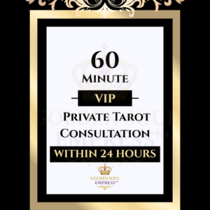 VIP tarot consultation full clarity detailed insight · Golden Soul Empress™