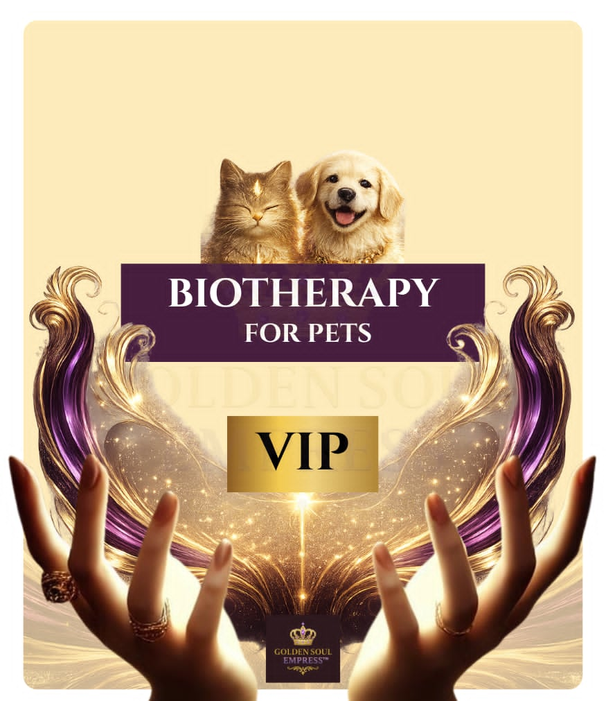 VIP Priority Pet Biotherapy Session · Golden Soul Empress™